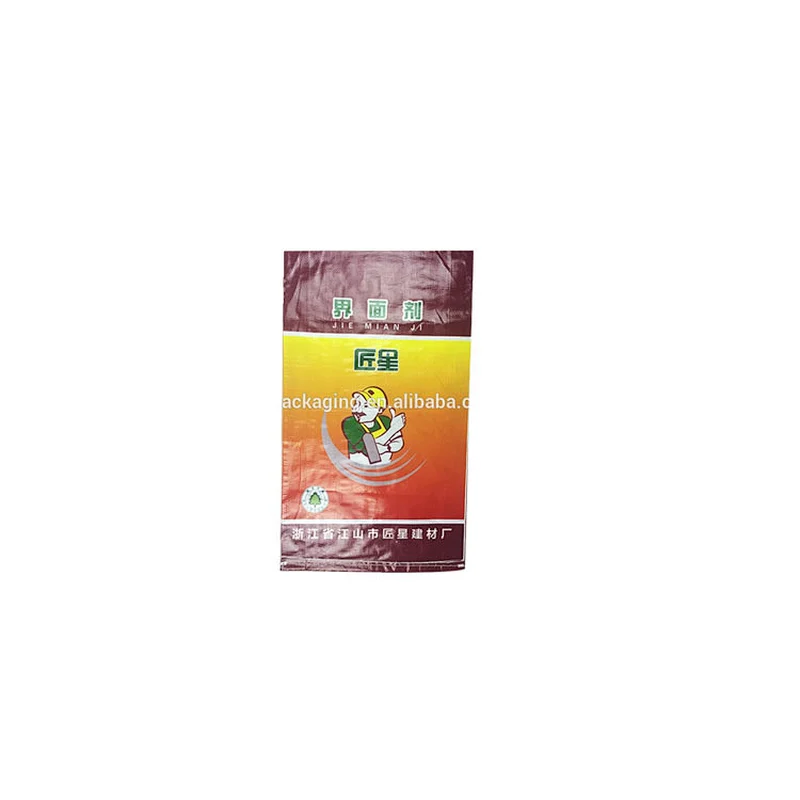Moisture proof pp woven cement packaging bag plastic sack for tile adhesive