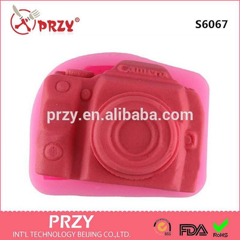 DIY Camera shape silicone molds for soap baking molds