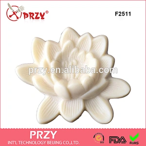 F2511 lotus flower fondant silicone mold,classic cake decorating mold
