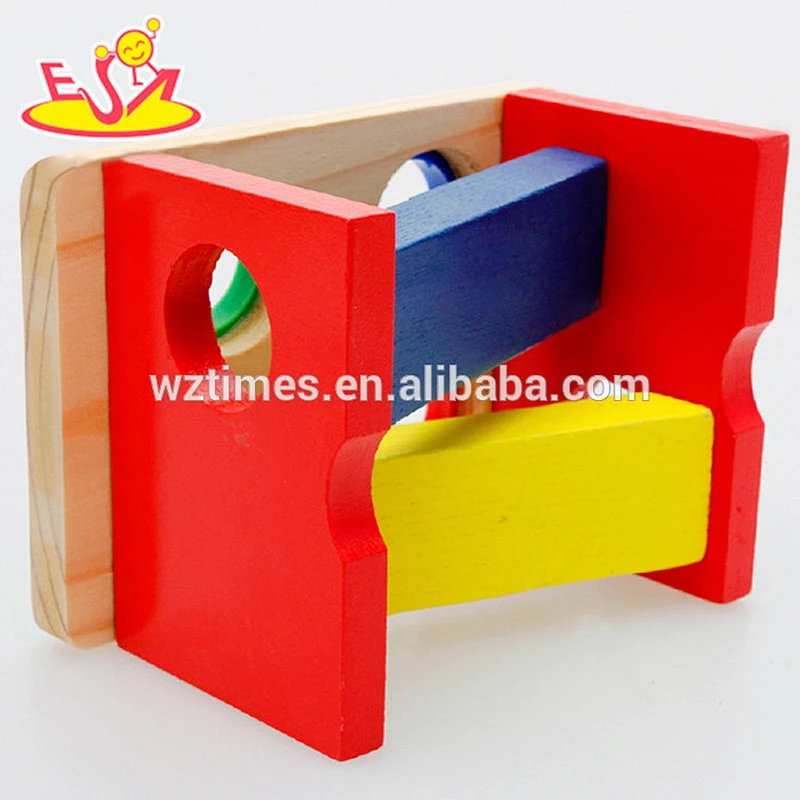 Hölzernes diy Spielzeug des bunten Spielzeugs des Großverkaufs heißes hölzernes diy Spielzeug W11G023
