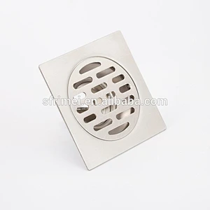 Kingsun Best Selling Brushed Stainless Steel Floor Trap Drains Drainer KL-820