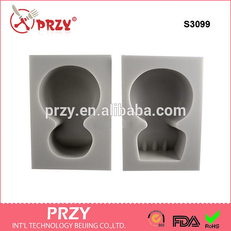 S3099 Spoon and Fork Silicone Soap Mold 2pcs/set