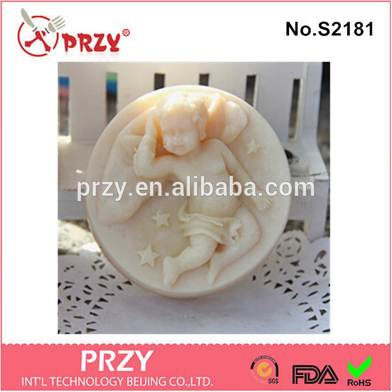 DIY handmade flying angel silicone molds for soap making
