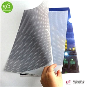 New products customized file folder colorful printed plastic folders