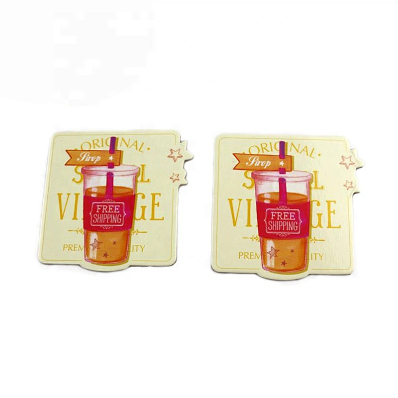 Customized Promotion Cheap Square Circle Coaster ,Printed cup mat