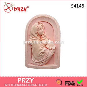 S4148 PRZY 2D Silicone Soap Mold - Mother & Baby in Arch silicone molds for concrete