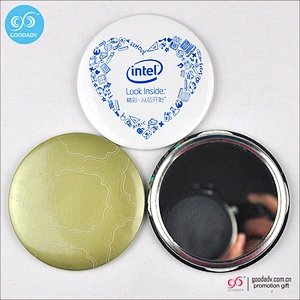 Cheap decorative mini pocket mirror / small makeup mirror / compact mirror