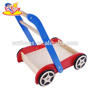 Wholesale high quality multi function baby wooden blocks walker used in toddlers playground W16E014