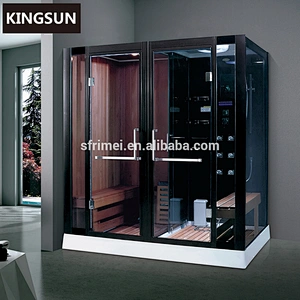 Black Portable Home Steam Shower Sauna Combos From Manufacturer