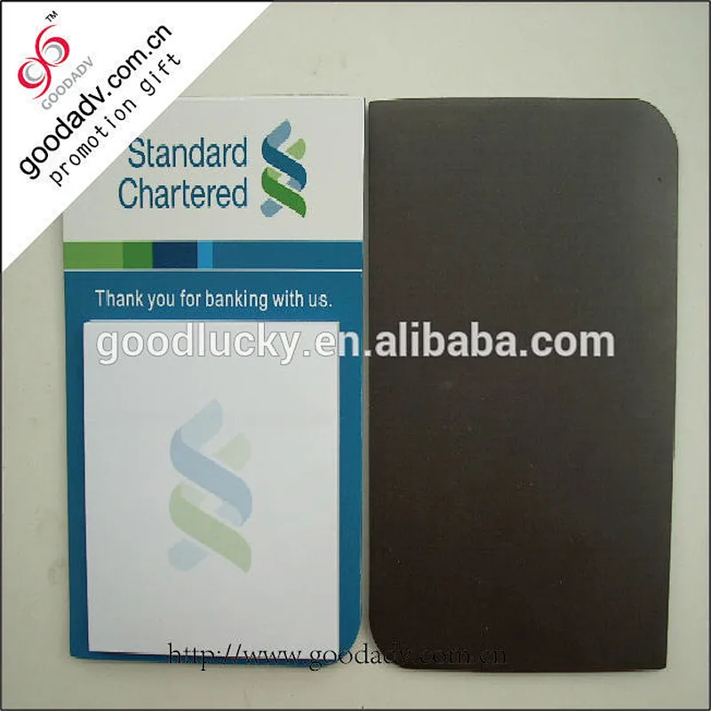 Christmas souvenir promotional gift fridge magnet note pad