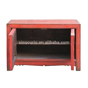 Chinese antique Beijing furniture high gloss Mongolian furniture sideboard