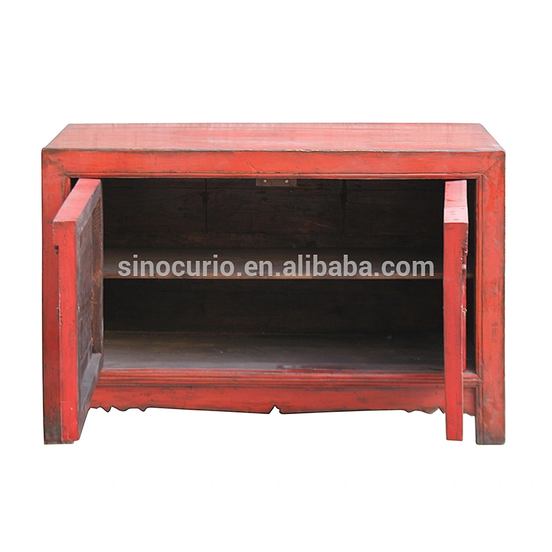 Chinese antique Beijing furniture high gloss Mongolian furniture sideboard