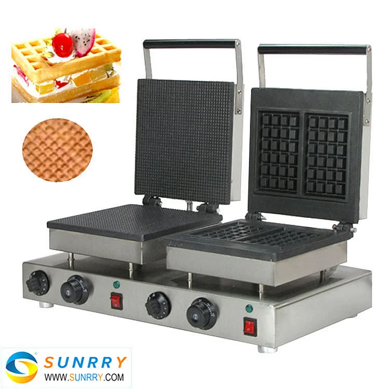 Hot sale gas stainless steel commercial belgian 4 pcs lolly waffle stick maker