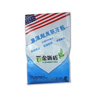 Custom color printing packaging bag for putty powder, tile use