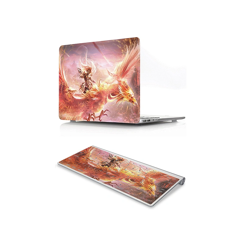 animal case 2 in 1 laptop matte hard case waterproof equipment case and keyboard cover 11 12 13 15 Touch bar