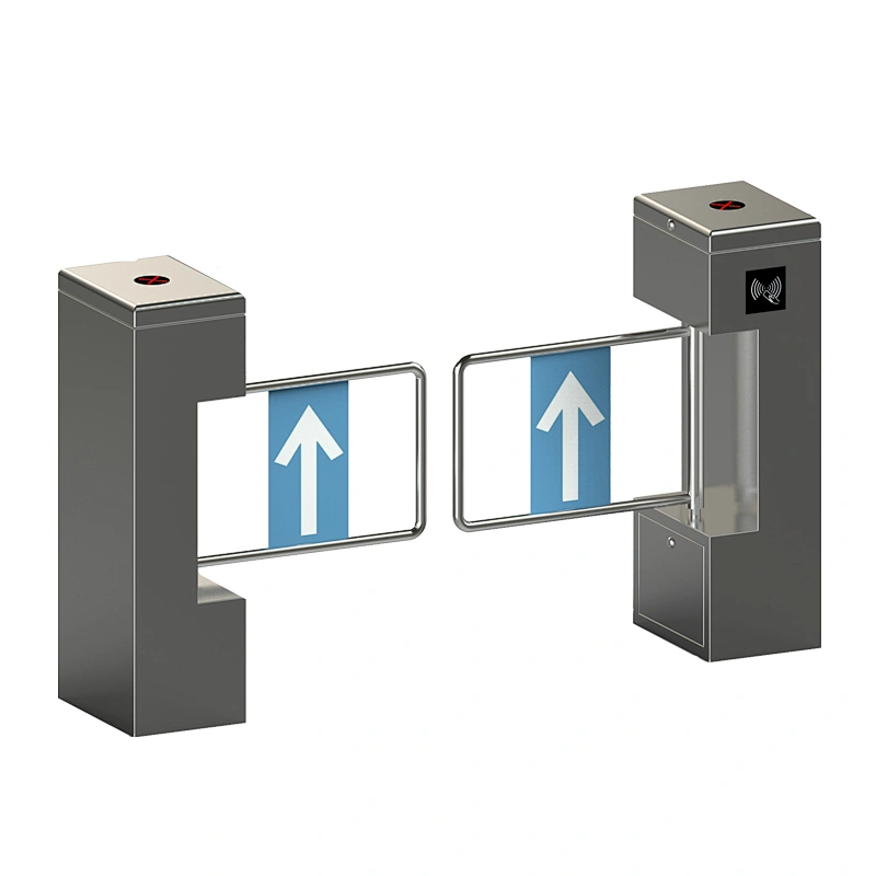 Intelligence Security Gym Entrance and Exit Electric Swing Barrier Turnstile Gate