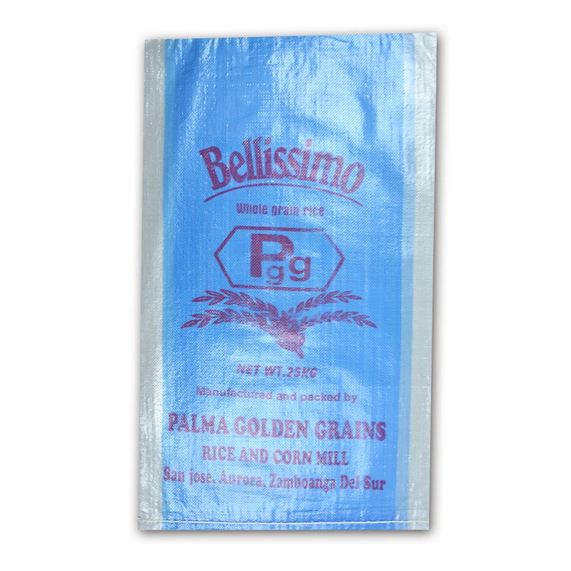 Customized wholesale rice and corn mill transparent pp woven bag