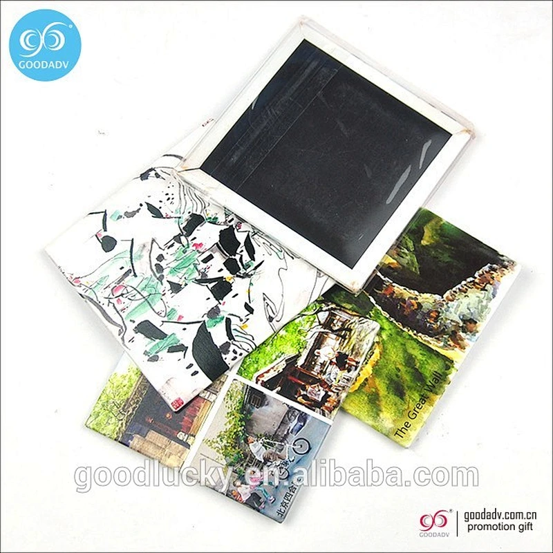promotional shaped magnet for fridge tin fridge magnet sticker