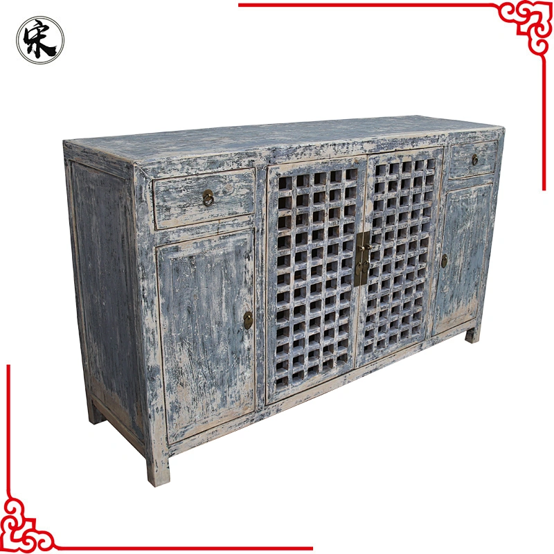 factory of Antique Chinese Wooden Kitchen Cabinet