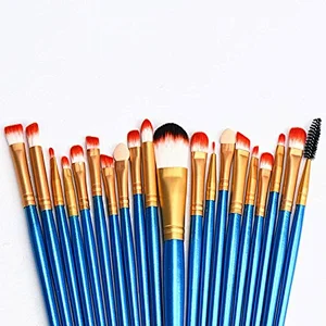 20pcs Makeup Brush Set Tools Perfect Application For Eyebrow/Blush/Foundation/Contour Make-up Toiletry Kit