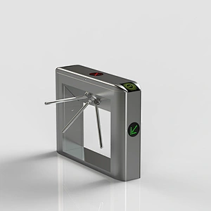 Access Control Pedestrian rfid/Fingerprint Barcode Reader Tripod Turnstile