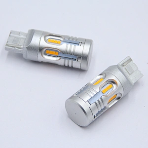 キャンバス熱い販売T20 28smd * 2020 csp自動車車のブレーキライトターンランプledミニライト25ワット