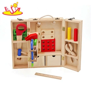 Top sale educational play wooden toy tool set for children W03D103B