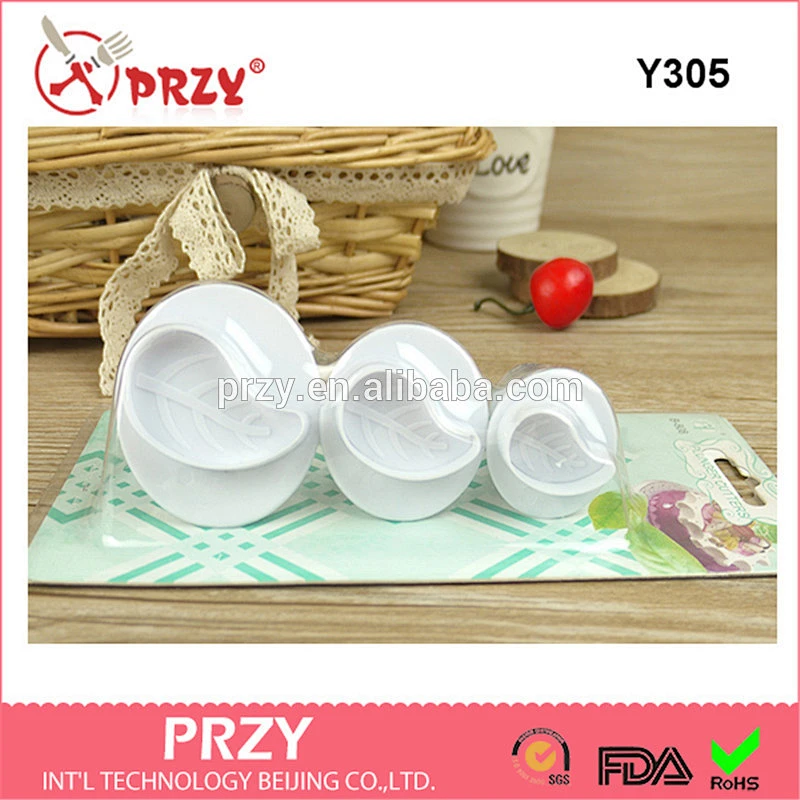 PRZY leaf shaped cake decorating cutter mold cookie cutter mold -Y305