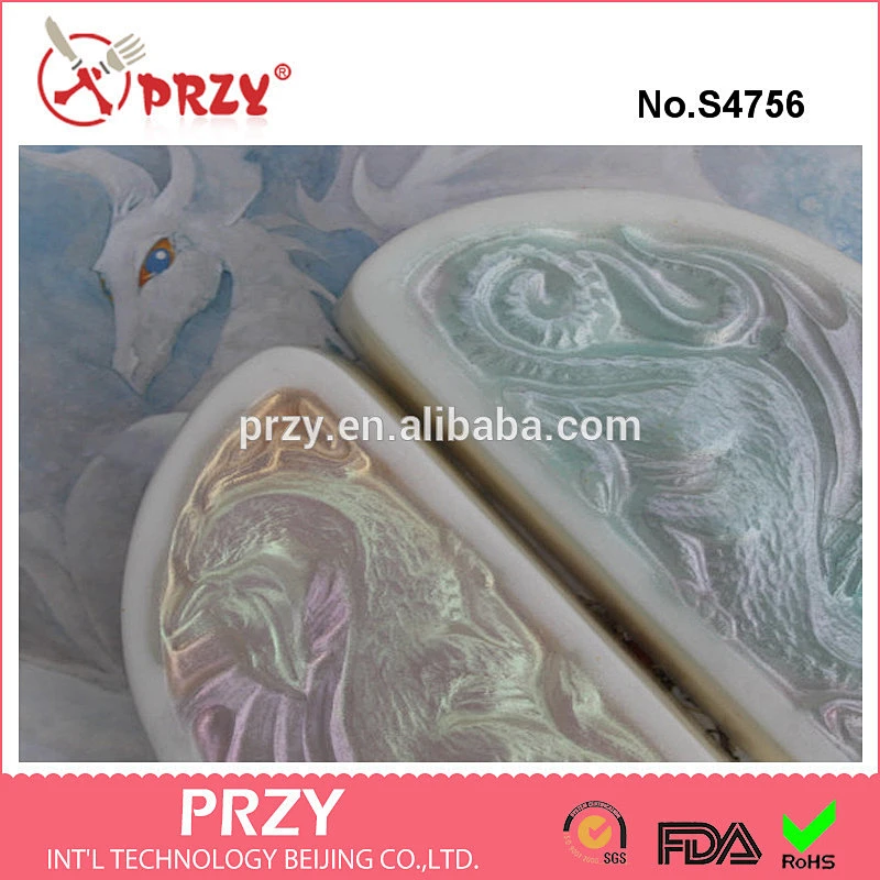 S4756 Dragon soap molds silicone 2d soap mold silicone mold for soap