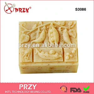 S3086 Wholesale Custom Sweet Pea Silicone Soap Mold