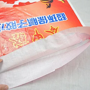 Custom wholesale color printing pp woven bag for glue packaging
