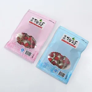 Custom wholesale pink ,blue snacks package