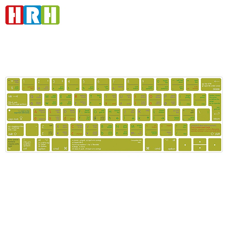 High Quality Multifunction Colorful TPU Keyboard Protector For Macbook Pro 15 Touch Bar For Ado be Keyboard Cover