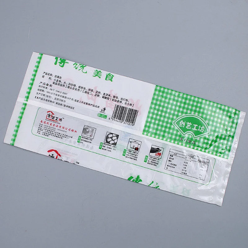 Rectangular PE bag for bread packaging wholesale
