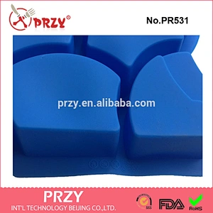 PR531 Rabbit porous silicone cake pan, Eco-Friendly silicone mold, cake tools