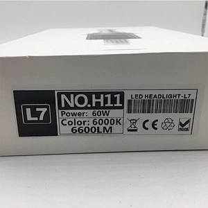 High Power Waterproof Car Led Headlight Bulb H11 Super Bright 6600lm Headlight Led L7 D1S D2S D3S D4S