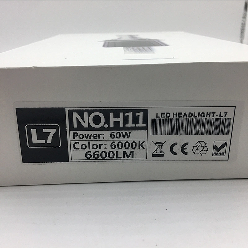 High Power Waterproof Car Led Headlight Bulb H11 Super Bright 6600lm Headlight Led L7 D1S D2S D3S D4S