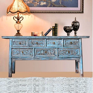 Chinese antique reproduction reclaimed wood vintage console table