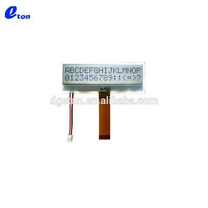 16X2 COG LCD Display FSTN BLACK CHARACTERS WHITE LED BACKLIGHT