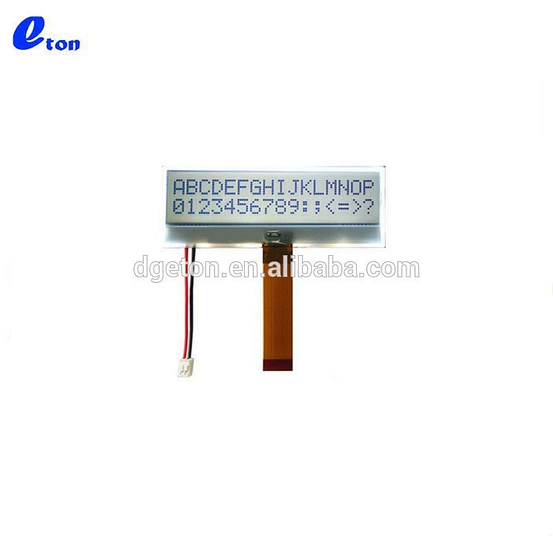 16X2 COG LCD Display FSTN BLACK CHARACTERS WHITE LED BACKLIGHT