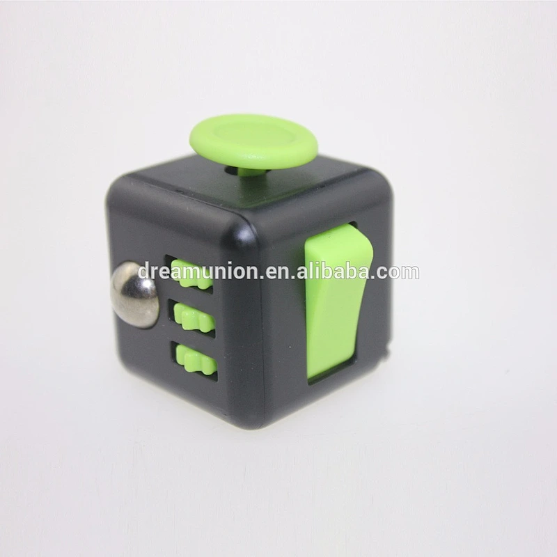 Magic Fidget Toys Cube Anxiety Stress Relief Focus 6-Sided Gift For Adults Child ADHD