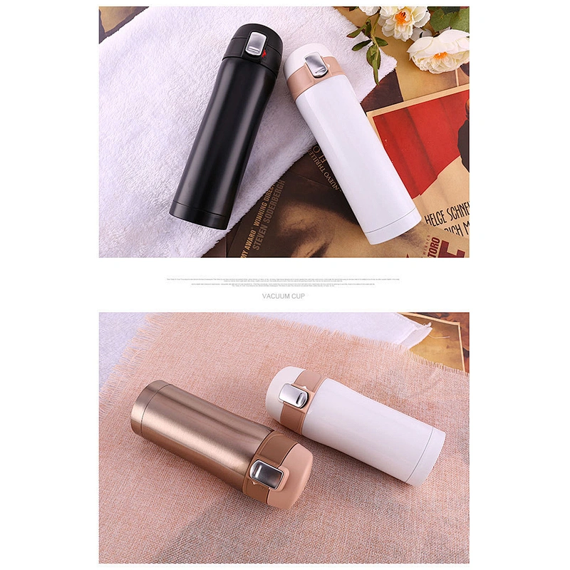 Hot selling bounce cup 304 stainless steel  water bottle for woman