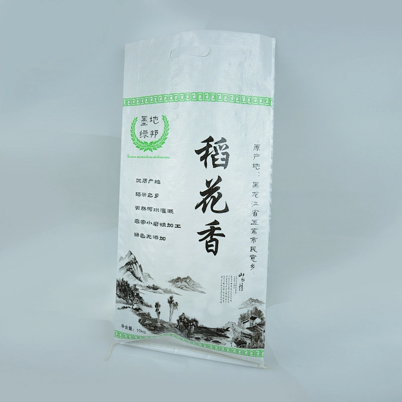 Customized plastic rice packing bag for buckwheat,sorghum 10kg