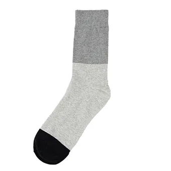 custom adult mens pure cotton pattern crew dress 100% organic cotton socks