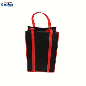 Cheap custom reusable customized blank pp non woven fabric shopping bags with handles