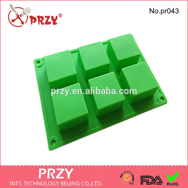 2015 newest china alibaba square soap making silicone soap mold