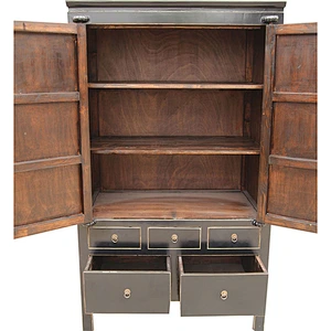 oriental solid wood pine storage bedroom furniture