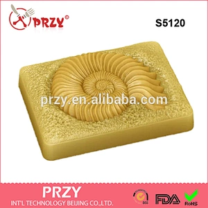 S5120 Spiral shell handmade soap mold seashell soap mold silicone molds for soap