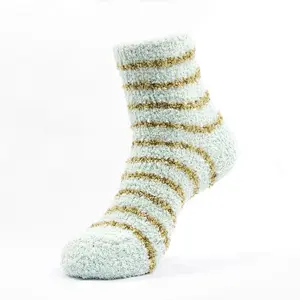 Custom half terry adult size cotton women basketball sox sport non slip socks