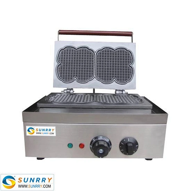 Industrial automatic electric waffle cake making 2pcs sandwich makers machine